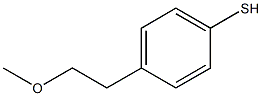 4-(2-methoxyethyl)benzene-1-thiol Struktur