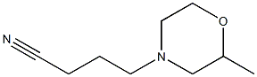 4-(2-methylmorpholin-4-yl)butanenitrile Struktur