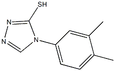 4-(3,4-dimethylphenyl)-4H-1,2,4-triazole-3-thiol Struktur