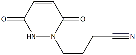 4-(3,6-dioxo-3,6-dihydropyridazin-1(2H)-yl)butanenitrile Struktur