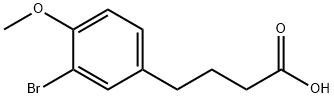 4-(3-bromo-4-methoxyphenyl)butanoic acid Struktur