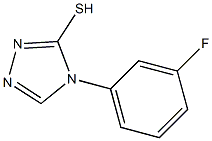 4-(3-fluorophenyl)-4H-1,2,4-triazole-3-thiol Struktur