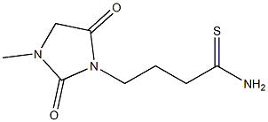 4-(3-methyl-2,5-dioxoimidazolidin-1-yl)butanethioamide Struktur