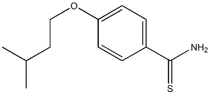 4-(3-methylbutoxy)benzene-1-carbothioamide Struktur