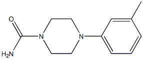 4-(3-methylphenyl)piperazine-1-carboxamide Struktur