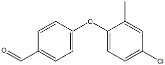 4-(4-chloro-2-methylphenoxy)benzaldehyde Struktur