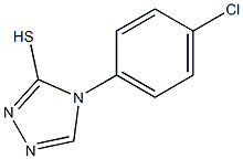 4-(4-chlorophenyl)-4H-1,2,4-triazole-3-thiol Struktur