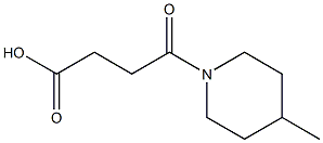 4-(4-methylpiperidin-1-yl)-4-oxobutanoic acid Struktur