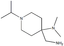 4-(aminomethyl)-1-isopropyl-N,N-dimethylpiperidin-4-amine Struktur