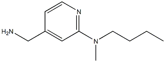 4-(aminomethyl)-N-butyl-N-methylpyridin-2-amine Struktur