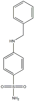 4-(benzylamino)benzene-1-sulfonamide Struktur