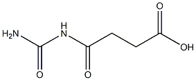 4-(carbamoylamino)-4-oxobutanoic acid Struktur