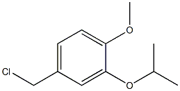 4-(chloromethyl)-1-methoxy-2-(propan-2-yloxy)benzene Struktur