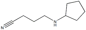 4-(cyclopentylamino)butanenitrile Struktur