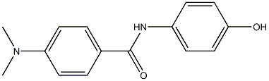 4-(dimethylamino)-N-(4-hydroxyphenyl)benzamide Struktur