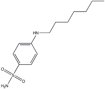 4-(heptylamino)benzene-1-sulfonamide Struktur