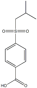 4-(isobutylsulfonyl)benzoic acid Struktur