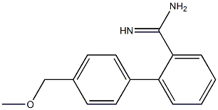 4'-(methoxymethyl)-1,1'-biphenyl-2-carboximidamide Struktur