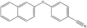 4-(naphthalen-2-yloxy)benzonitrile Struktur