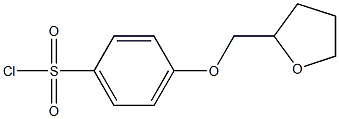 4-(oxolan-2-ylmethoxy)benzene-1-sulfonyl chloride Struktur