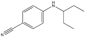 4-(pentan-3-ylamino)benzonitrile Struktur