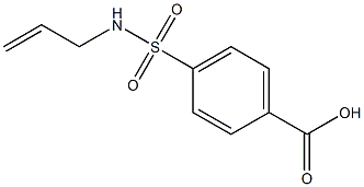 4-(prop-2-en-1-ylsulfamoyl)benzoic acid Struktur