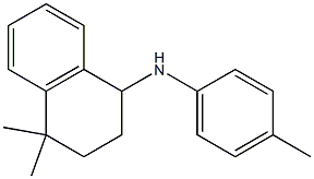 4,4-dimethyl-N-(4-methylphenyl)-1,2,3,4-tetrahydronaphthalen-1-amine Struktur