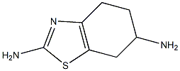 4,5,6,7-tetrahydro-1,3-benzothiazole-2,6-diamine Struktur