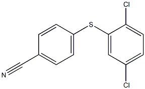 4-[(2,5-dichlorophenyl)sulfanyl]benzonitrile Struktur