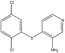 4-[(2,5-dichlorophenyl)sulfanyl]pyridin-3-amine Struktur