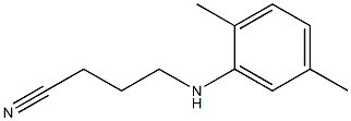 4-[(2,5-dimethylphenyl)amino]butanenitrile Struktur