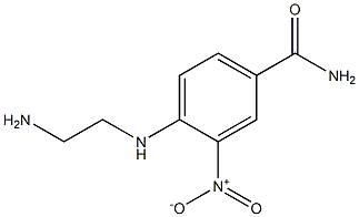 4-[(2-aminoethyl)amino]-3-nitrobenzamide Struktur