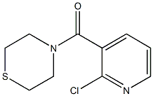 4-[(2-chloropyridin-3-yl)carbonyl]thiomorpholine Struktur