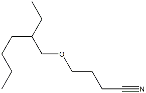 4-[(2-ethylhexyl)oxy]butanenitrile Struktur