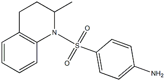 4-[(2-methyl-1,2,3,4-tetrahydroquinoline-1-)sulfonyl]aniline Struktur