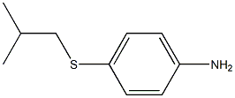 4-[(2-methylpropyl)sulfanyl]aniline Struktur