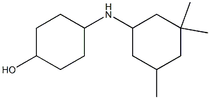 4-[(3,3,5-trimethylcyclohexyl)amino]cyclohexan-1-ol Struktur