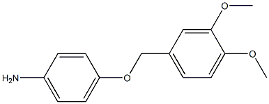 4-[(3,4-dimethoxyphenyl)methoxy]aniline Struktur