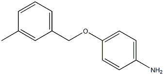 4-[(3-methylbenzyl)oxy]aniline Struktur