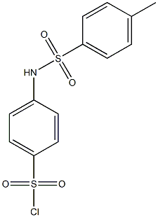 4-[(4-methylbenzene)sulfonamido]benzene-1-sulfonyl chloride Struktur