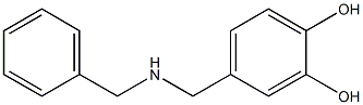 4-[(benzylamino)methyl]benzene-1,2-diol Struktur