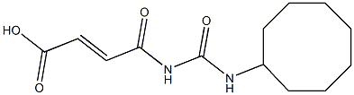 4-[(cyclooctylcarbamoyl)amino]-4-oxobut-2-enoic acid Struktur