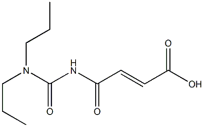 4-[(dipropylcarbamoyl)amino]-4-oxobut-2-enoic acid Struktur