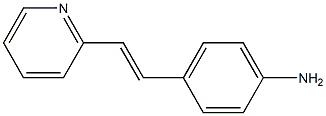 4-[(E)-2-(pyridin-2-yl)ethenyl]aniline Struktur