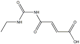 4-[(ethylcarbamoyl)amino]-4-oxobut-2-enoic acid Struktur