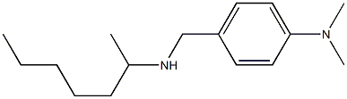 4-[(heptan-2-ylamino)methyl]-N,N-dimethylaniline Struktur