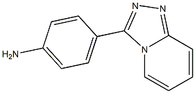 4-[1,2,4]triazolo[4,3-a]pyridin-3-ylaniline Struktur