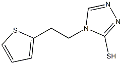 4-[2-(thiophen-2-yl)ethyl]-4H-1,2,4-triazole-3-thiol Struktur