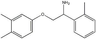 4-[2-amino-2-(2-methylphenyl)ethoxy]-1,2-dimethylbenzene Struktur