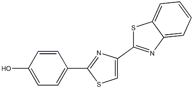 4-[4-(1,3-benzothiazol-2-yl)-1,3-thiazol-2-yl]phenol Struktur